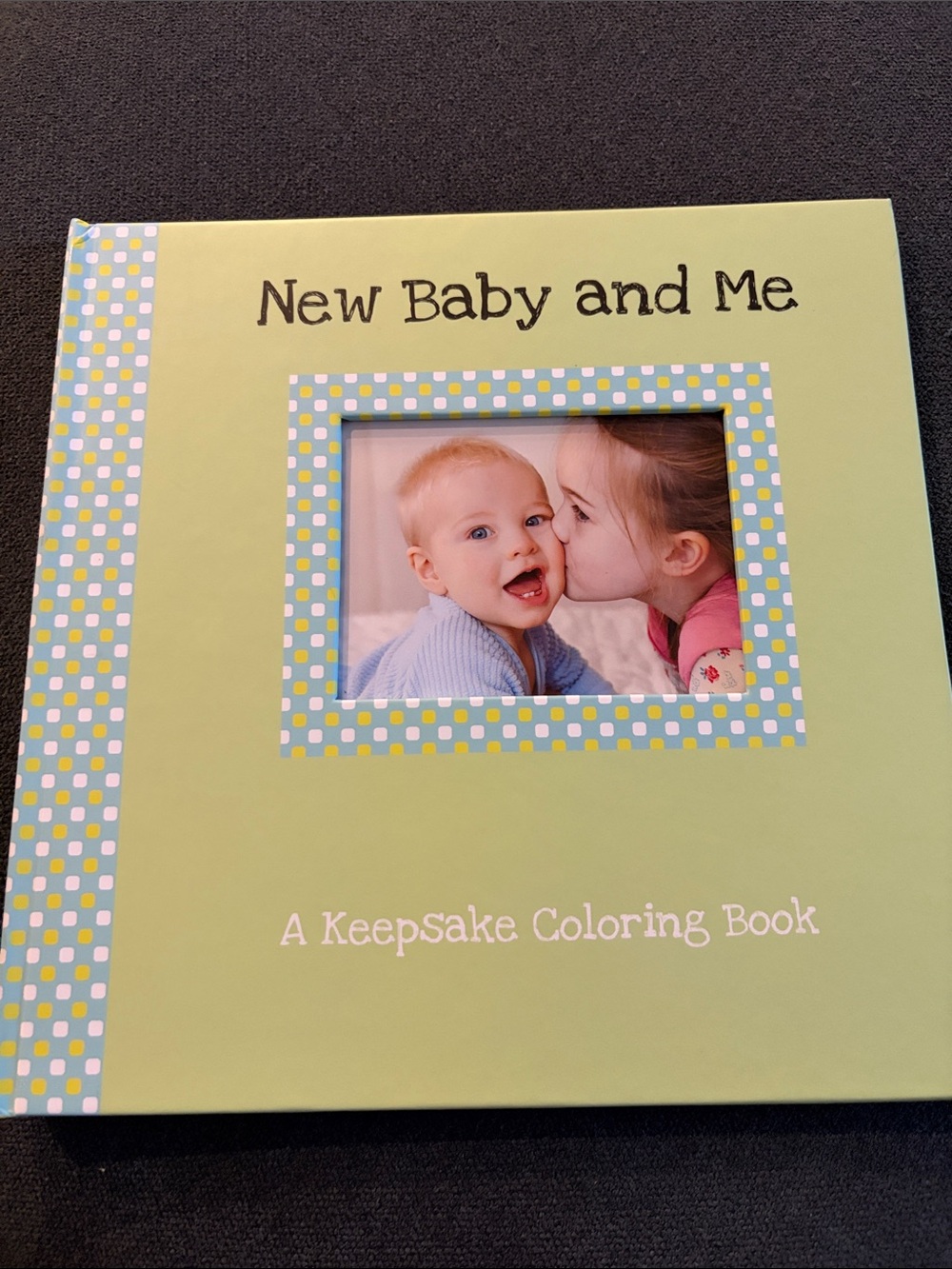New Baby and Me Keepsake Coloring Book - and trinket box